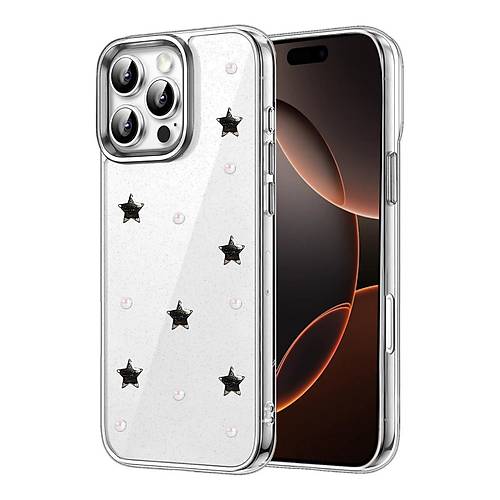 iPhone 16 Pro Fiyonk Desenli Kapak - Desen 7