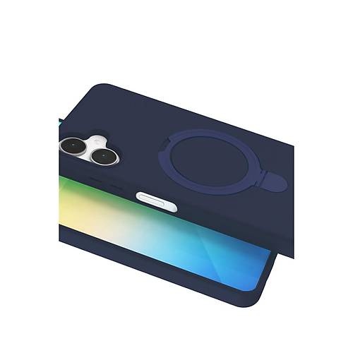 Galaxy A06 Regal Magsafe Standl� Kapak - Lacivert