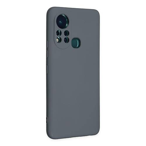 Hot 11s K�l�f Nano i�i Kadife Silikon - Gri