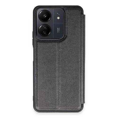 Redmi 13C K�l�f Flip Cover - Siyah