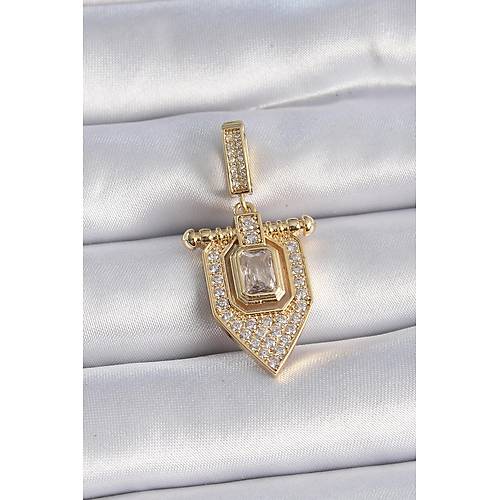 Pirin� Gold Renk Baget Zirkon Ta�l� Ajda Charm