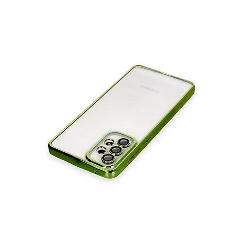 Galaxy A53 5G K�l�f Razer Lensli Silikon - Ye�il