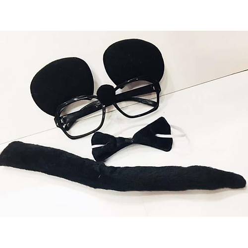 Mickey Mouse G�zl��� Papyonu Kuyru�u Seti