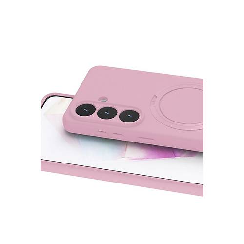 Galaxy S26 Plus Regal Magsafe Standl� Kapak - A��k Pembe