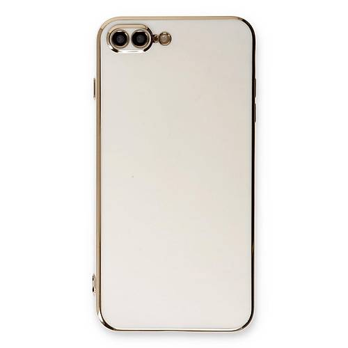 iPhone 7 Plus K�l�f Volet Silikon - Beyaz