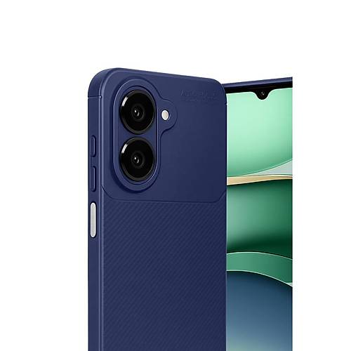 Galaxy A07 4G Auto Focus Karbon Kapak - Lacivert