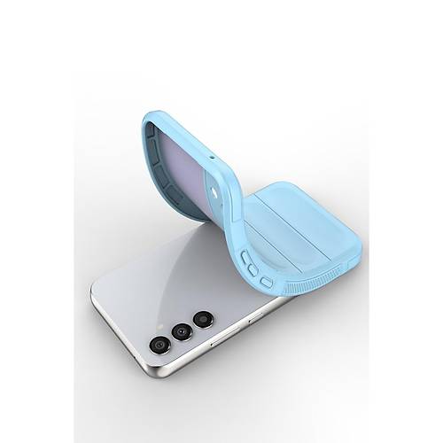 Galaxy A25 5G K�l�f Optimum Silikon - Sky Blue