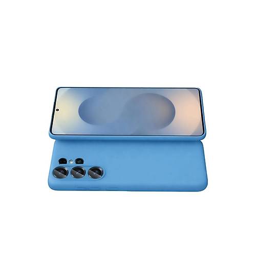 Galaxy S26 Ultra Nano i�i Kadife Silikon - Mavi