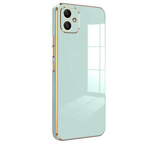 Galaxy A05 K�l�f Volet Silikon - A��k Ye�il