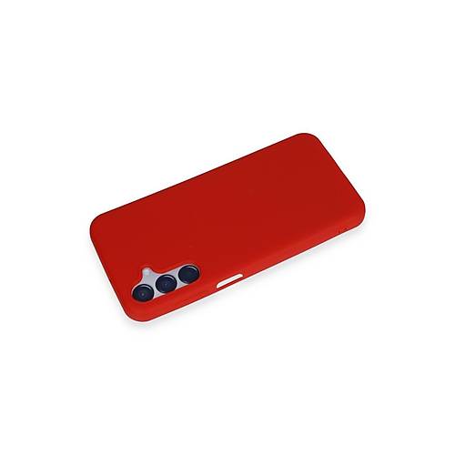 Galaxy M15 K�l�f First Silikon - K�rm�z�
