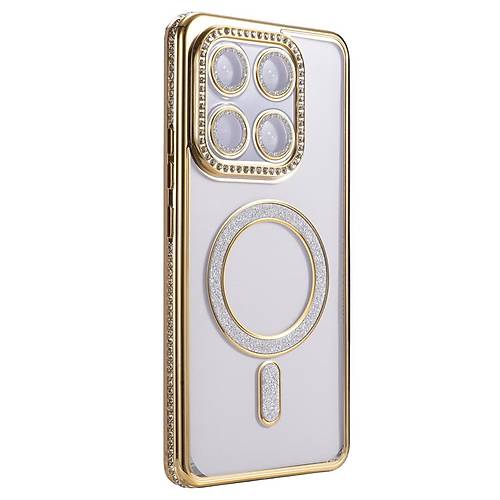 Mi 15T Pro Joke Simli Magneticsafe K�l�f - Gold