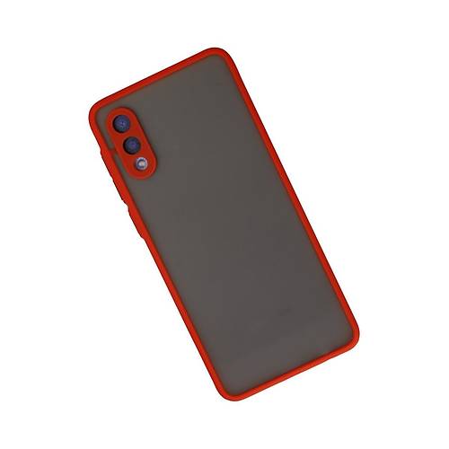 Galaxy A02 K�l�f Montreal Silikon Kapak - K�rm�z�