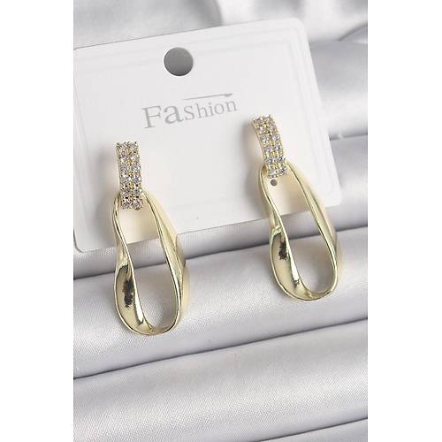 Pirin� Zirkon Ta�l� Sallant� Kad�n K�pe