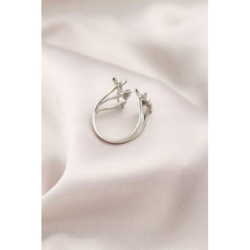 G�m�� Renk Metal Kelebek Model Kad�n Y�z�k