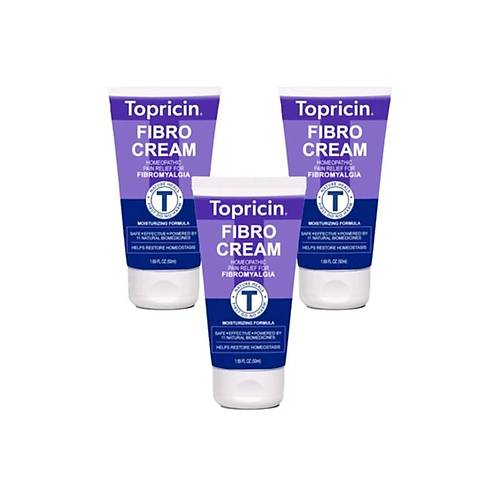 Topricin Fibro  Etkili Rahatlat�c� Bak�m Kremi 50 ml 3 Adet