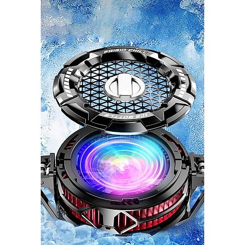 FS02 15W RGB Radyat�r Telefon So�utucu Fan - Siyah