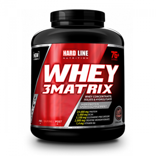 Whey 3Matrix Protein Tozu �ilek 2300 gr
