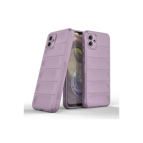 Galaxy A04E K�l�f Optimum Silikon - Mor