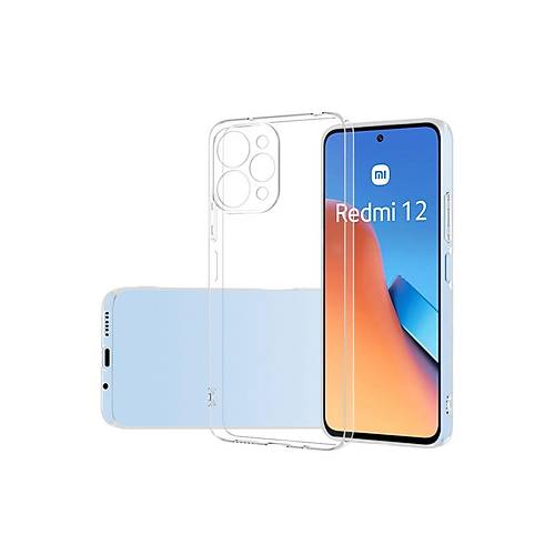 Redmi 12 K�l�f L�x �effaf Silikon