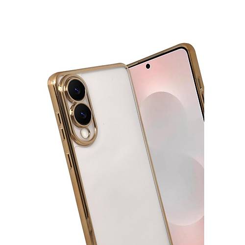 Galaxy S25 Edge Razer Lensli Silikon - Gold