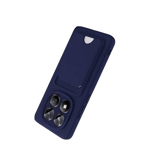 Redmi Note 15 4G Kelvin Kartvizitli Silikon - Lacivert