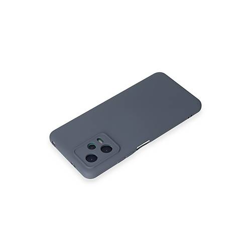 Redmi Note 12 5G K�l�f Nano i�i Kadife Silikon - Gri