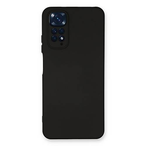 Redmi Note 11 K�l�f Nano i�i Kadife Silikon - Siyah