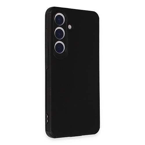 Galaxy S24 K�l�f Loop Deri Silikon - Siyah