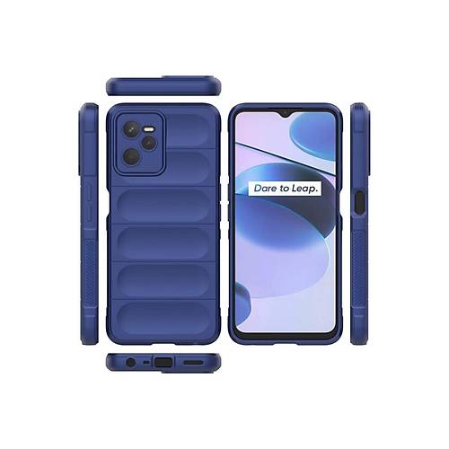 Realme C35 K�l�f Optimum Silikon - Lacivert