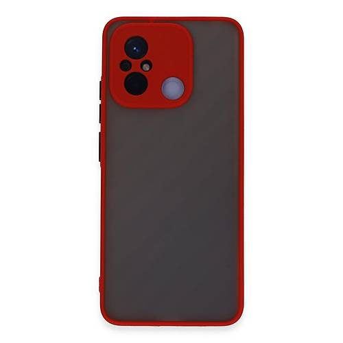Redmi 12C K�l�f Montreal Silikon Kapak - K�rm�z�