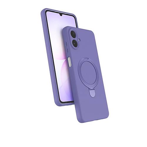 Galaxy A07 4G Regal Magsafe Standl� Kapak - Lila