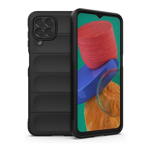 Galaxy M33 K�l�f Optimum Silikon - Siyah