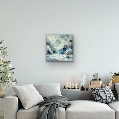 K�� Mevsimi Kanvas Tablo 60x60cm
