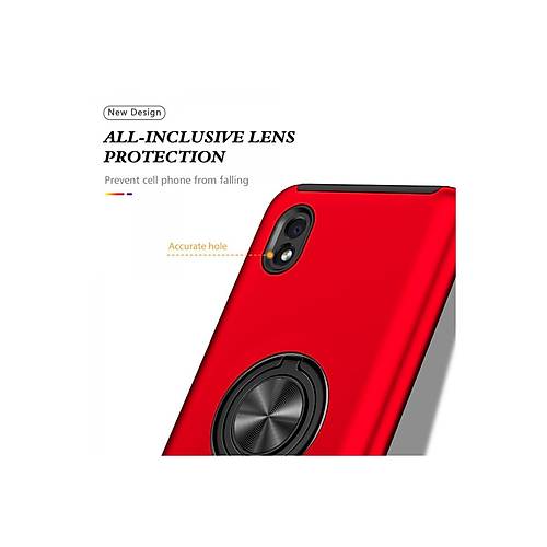 Galaxy A01 Core K�l�f Elit Y�z�kl� Kapak - K�rm�z�