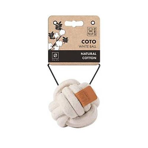 Coto �rg� Top K�pek Oyunca�� Beyaz 9,5 Cm