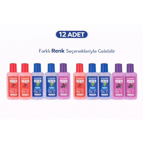 Gabrini Oje Sil Besleyici Aseton 125 ml Oje ��kar�c� 12 Adet
