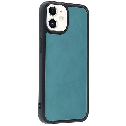 iPhone 11 K�l�f Aras Deri Kapak - A��k Ye�il