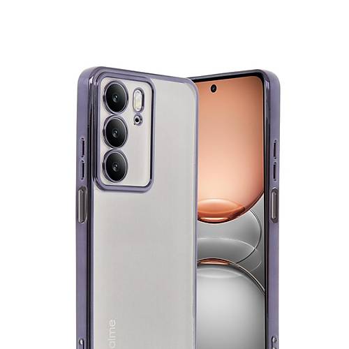 Realme C75 4G K�l�f Razer Lensli Silikon - Mor