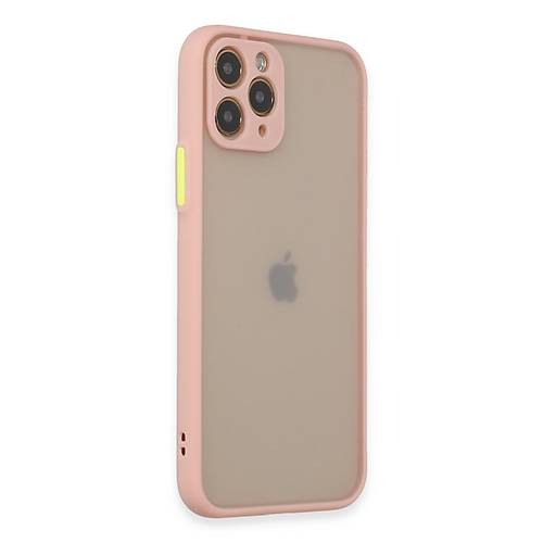 iPhone 11 Pro K�l�f Montreal Silikon Kapak - Pembe