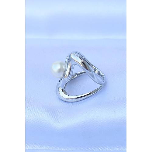 Pirin� G�m�� Renk Ayarlanabilir �nci Ta�l� Y�z�k