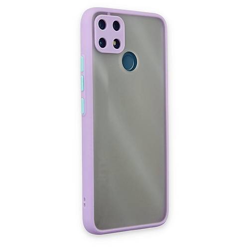 Realme C25 K�l�f Montreal Silikon Kapak - Mor