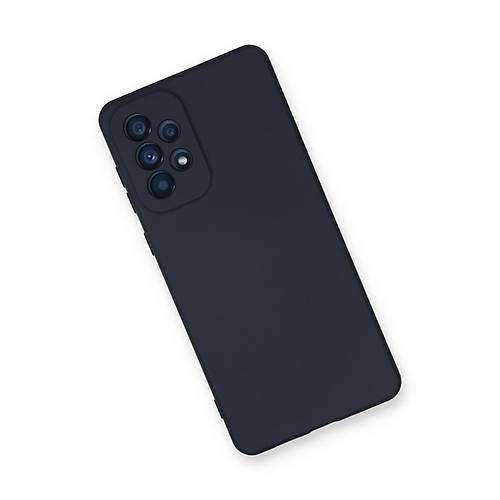Galaxy A53 5G K�l�f Nano i�i Kadife Silikon - Lacivert