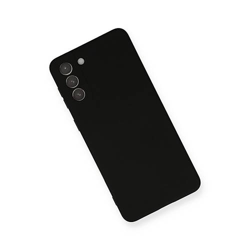 Galaxy S21 Plus K�l�f Nano i�i Kadife Silikon - Siyah