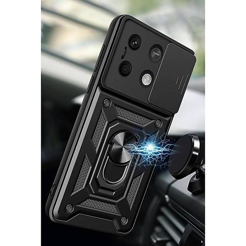 Redmi Note 13 4G K�l�f Pars Lens Y�z�kl� Silikon - Lacivert