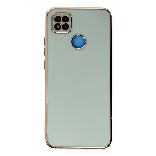 Redmi 9C K�l�f Volet Silikon - A��k Ye�il