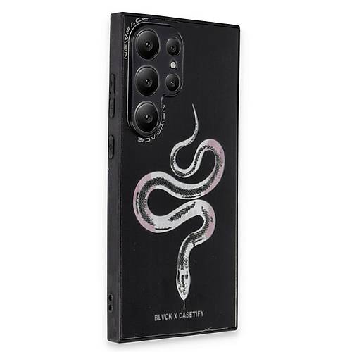Galaxy S24 Ultra K�l�f Mirror Desenli Kapak - Mirror - 13