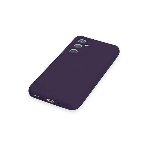 Galaxy A54 5G K�l�f Nano i�i Kadife Silikon - Mor