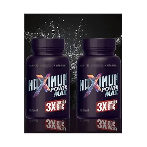 Maximum Power Max 3x Effect Erkeklere Extra Sertlik Max�mum G�� 30 Lu X 2 Adet