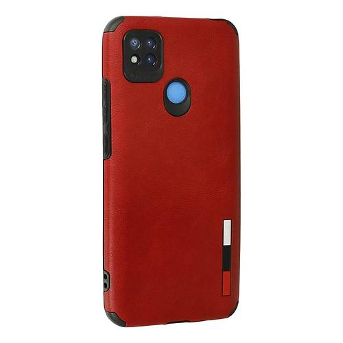 Redmi 9C K�l�f Loop Deri Silikon - K�rm�z�