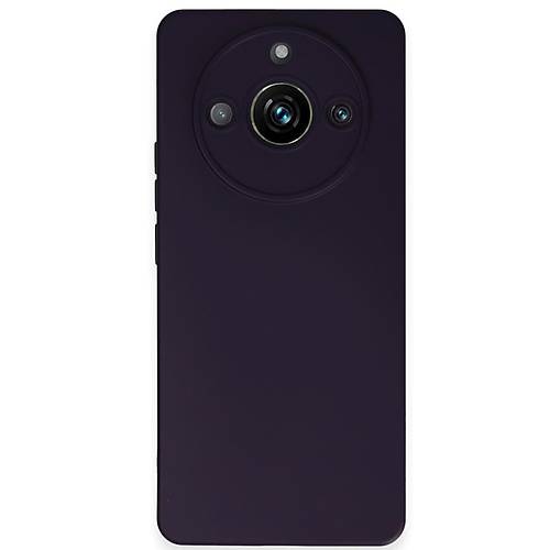 Realme 11 Pro K�l�f Nano i�i Kadife Silikon - Mor